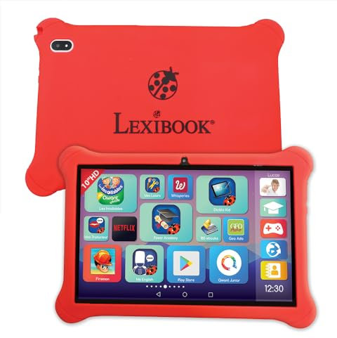 Lexibook, Lexipad® 10'', Tablette Ludo-éducative sous Android™, Conçue pour Toute la Famille, Contenu éducatif et Fun, Contrôle Parental, TLN10FR