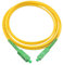 Jopto Cable de Fibra Óptica SC/APC a SC/APC OS2 Monomodo Simplex 9/125um LSZH Latiguillo FTTH para Instalaciones en Exteriores e Interiores (2M)