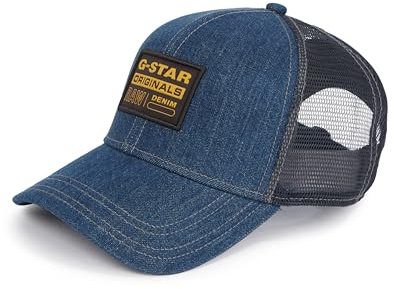 G-Star Herren Denim Embro Baseball Trucker Cap, Blau (Worn in Sentry Blue D21247-D536-G334), PC