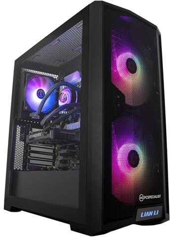 PCSpecialist Pro PC Gaming - AMD Ryzen 7 5700X 4.60 GHz 8-Core, 16 GB RAM, GEFORCE RTX 4060 Ti 8 GB, 1 TB M.2 SSD, Windows 11 Home
