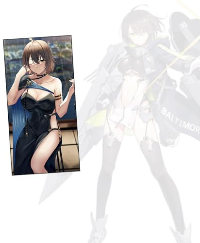 TTAHL Strandtücher Azur Lane Baltimore Anime Strandtuch schnell trocknendes Handtuch Anime Badetuch