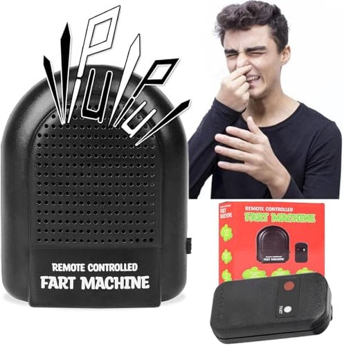 Pipihome Furzmaschine Mit Fernbedienung, Furz Maschine, Ferngesteuerte Furzmaschine, Prank Gifts, Furzbox Streichspielzeug, Party- & Scherzartikel Für Narrentag, Party Oder Alltag (A)
