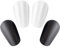2 Paar Mini Schienbeinschoner Fußball, Kleine Schienbeinschoner Fußball,10x6cm Schienbeinschutz Fussball Mini, Mini Shin Pads Football Für Kinder Herren (Schwarz, Weiß)