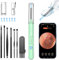 VITCOCO Ear Wax Removal 1080HD Ear Cleaner 3.5mm Wireless Otoscope, Ip67 Waterproof Ear Cleaning Kit For Android, Iphone, Ipad-Green