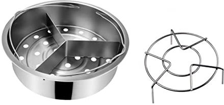 Amosfun Kitchen Rack Basket Dishwasher Safe Easy to Clean Pressure Cooker Accessory