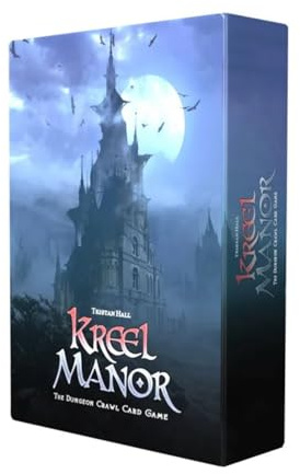 Hall Or Nothing Productions | Kreel Manor | Dungeon Crawl Card Game | Ages 14+ | 1-3 Players | 30-60 Minutes Playing Time