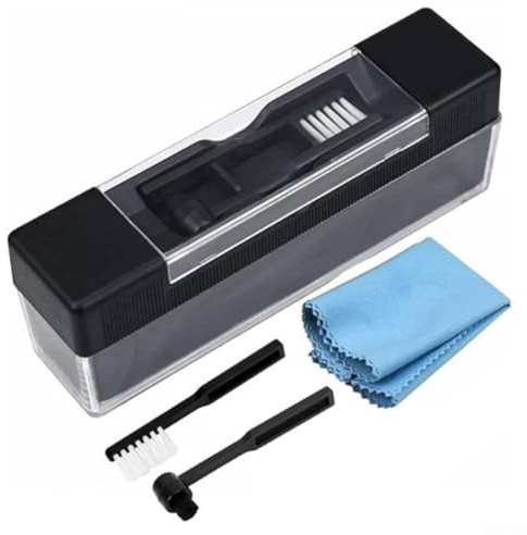 Kit de nettoyage pour platine vinyle avec brosse et chiffon pour l'entretien de vos disques vinyles