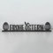 ebenkunst | Frohe Ostern Schriftzug | 57.1 x 10.7 cm | Osterdeko aus schwarzem Holz | Dekorativer festlicher Aufsteller für Tisch, Regal & Fensterbank | Frühlings- & Osterdekoration