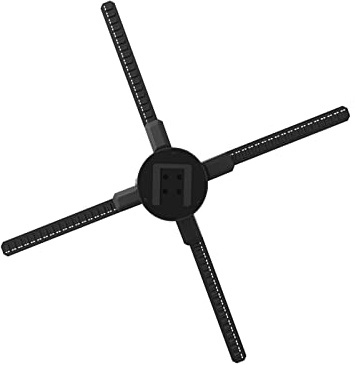 BAFEIYA Videoproiettore di Animazione 3D Ventilatore olografico 3D Ventilatore for Macchina pubblicitaria Galleggiante Stereo for Display pubblicitario