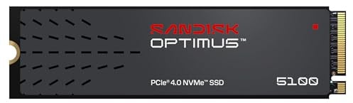 SANDISK Optimus 5100 NVMe SSD 1 TB (bis zu 7.100/6.700 MB/s sequentielles Lesen/Schreiben, M.2 2280, PCIe 4.0x4)