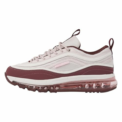 British Knights Baskets Zion pour Femme, Bordeaux foncé/Rose Clair/Blanc