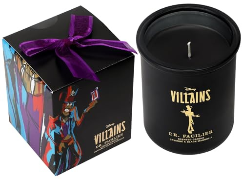 Disney's Villains Dr. Facilier Inspired Candle - Cayenne & Black Magnolia 252G (1-Wick) - DISVIC001DRF