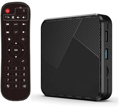 Android TV Box, Smart Streaming Media Player, Allwinner H728, Android 14, 8K HDR, WiFi 6, 1000M Ethernet, USB 3.0 with Remote for Home Theater Gaming