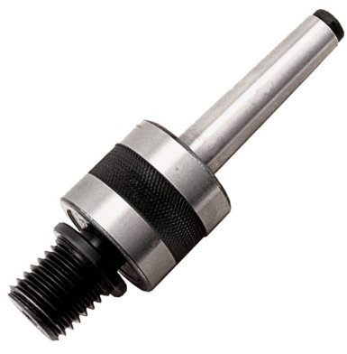 PSI Woodworking LTCA18 Live Tailstock Chuck Adapter to 1 x 8tpi Thread with #2 Morse Taper Mount