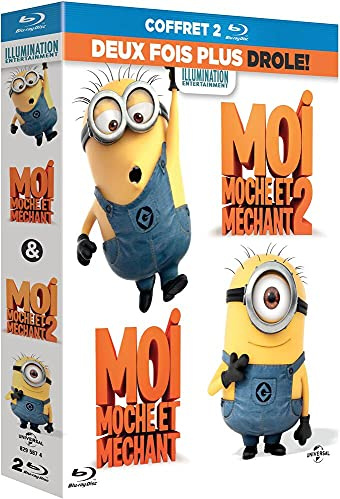 Coffret moi, moche et méchant : moi, moche et méchant ; moi, moche et méchant 2 [Blu-ray] [FR Import]