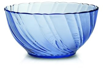 H&H Pengo 6103240 Insalatiera, Vetro, 18 cm, Beauriv Marine, Blu