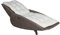 Strandkorbwerk Spa Sunlounger Gartenliege Cubu Taupe Sonnenliege Garten Terrasse Wintergarten