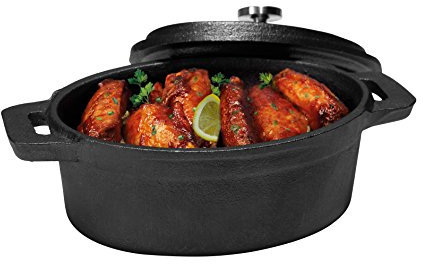 Zodiac 7119 Cast Iron Mini Casserole and Lid 12 cm x 9 cm
