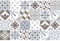 Ambiance Sticker Adhésifs Carrelages Autocollant Ornements Délicats Carreaux de Ciment Carrelage Sticker Mural Salle de Bain et Cuisine | 24 Pièces de 15 x 15 cm