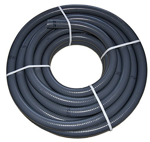 Flexibler PVC Druckschlauch 63mm 10m Längen 5m-25m Flexschlauch PVC unterirdisch verlegbar Flexrohr Ø 63mm Klebeschlauch Pool Teich Schwimmbad