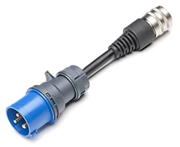 Juice Connector, Spina CEE32 Blu, Soluzione di Ricarica Auto Elettrica con Regolazione Automatica, Spine per Caricabatterie Auto, Compatibile con Il Juice Booster 2 e Il Juice Booster 3 Air Wallbox