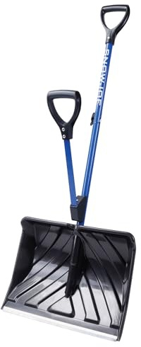 Snow Joe SJ-SHLV20 Schneeschaufel mit Teleskopstiel, 50,8 cm