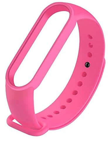 CABLEPELADO Cinturino compatibile per Xiaomi Mi Band 4 & Xiaomi Mi Band 3 | Morbido | Silicone | Ricambio Bracciale Impermeabile, Rosa, Resistente,Impermeabile,Morbido
