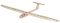 Torcster 212160 Griffin 1550mm Holzbaukasten Modellflugzeug für RC do-it-Yourself Bausatz DIY