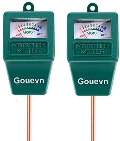 Gouevn 2pack Soil Moisture Meter, Hygrometer Soil Plant Water Meter, Plant Moisture Meter Indoor & Outdoor for Potted Plants, Lawns, Succulent (No Batteries Required)