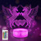 CooPark 3D Einhorn lampe Fairy Illusion lichter 16 Farben & Fernbedienung Optische LED Nachtlicht Nachttisch Beleuchtung Geschenke Spielzeug von Mädchen Junge Kinder für Geburtstagsferien Weihnachten