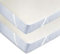 ZOLLNER 2er Set Matratzenschoner - Topper mit praktischen Eckgummis - für Allergiker geeignet – Baumwolle - waschbar bis 95°C - 90x200 cm - Hotelqualität