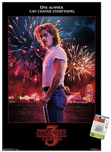 Netflix Stranger Things: Season 3 - Billy Wall Poster mit Pinnnadeln