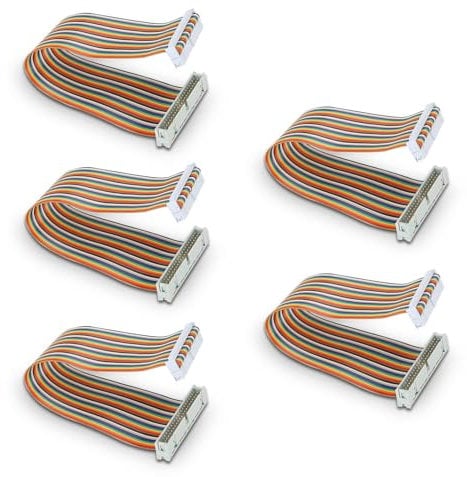 GPIO Kabel, 5 Stück 20cm/7,9Zoll 40 Pin Stecker auf Buchse GPIO Draht Kabel Verlängerung 40 Polige flexibles Flachbandkabel Erweitern Computer Zubehör fürRaspberry Pi 3,5/5 Zoll TFT LCD Touch Screen