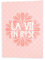 Fabulous Poster Plakat La Vie en Rose Vintage Luxus Art Deco Französischer Chic