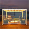WHFTD PVC Rollos Balkon Fenster PVC-Rollläden Mit Armaturen, Wasserdicht Transparent Horizontale Rollo-Jalousie Für Außen Pavillon Büro,2.1 * 2m