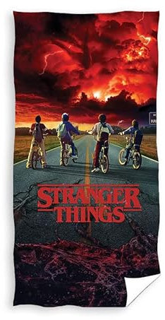 Carbotex Stranger Things STR215004 Strandtuch 70x140 cm