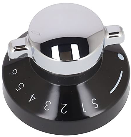 sparefixd for New World NEWHOME Cooker Main Oven Knob Black Silver