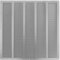 500x500mm Rejilla de Ventilación de Acero Galvanizado con Mosquitera - Rejillas de Ventilación Metálicas