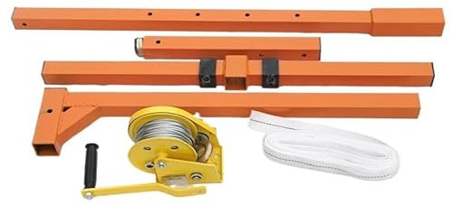 DOLUNTO Air Conditioner Outdoor Unit Installation Hoist with Lifting Bracket and Manual Winch, Manual Hoist for Mounting, Disassembly (Size : 150kg 20m complete set)