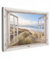 MuchoWow© Leinwand Bilder 60x40 cm Wanddeko Wohnzimmer Aesthetic Room Decor Deko Zimmer Wandbilder Modern Fensterblick - Meer - Strand - Dünen - Maritim