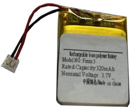 Ukkipower 3.7V 320mAh 361-00097-00 Ersatz Akku Kompatibel mit Fenix 5 5X Watch 361-00097-00 ASDB402334-P1