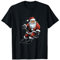 Weihnachten Weihnachtsmann spielt Eishockey Xmas T-Shirt