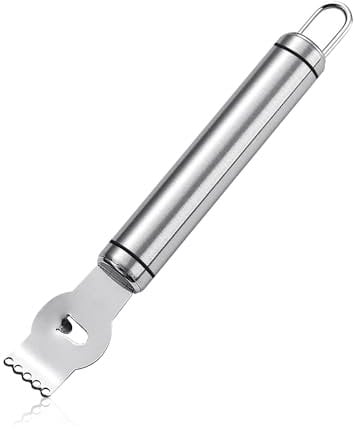 Luckious Lemon Peeler, Professional Lemon Peeler, Stainless Steel Lemon Slices for Gin Cocktails, Lime Orange, Kitchen Tool (Stainless Steel Handle, 16cm)