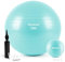 PhysKcal 75cm Hellblau Dicker Gymnastikball und 23 cm Pilatesball Set, Anti Burst Gymnastikball, Anti-Rutsch-Sitzball, Balanceball, Yogaball für Zuhause, Fitnessstudio und Büro