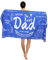 Rowjoy Blau Strandtuch Vatertagsgeschenk für Papa, Extra Groß 180x90 cm Mikrofaser Strandtuch, Geburtstag Geschenk für Papa Handtücher, Badetuch