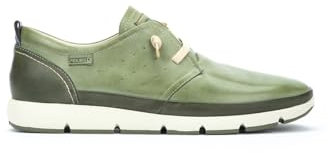 Pikolinos Deportivos en Cuero Fuencarral para Caballero Color Mint Green