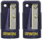 IRWIN Strait-Line 233250 Anspitzer (Packung mit 2, Kunststoff, Kein Strom, Blue, Bürobedarf)