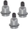 Adaptateur Répartiteur de Douille E27, Lot de 3 Douilles E27, Facile à Installer, étanche et Résistant à la Chaleur, Rotatif à 360° et Pliable à 180°, pour Douille E27