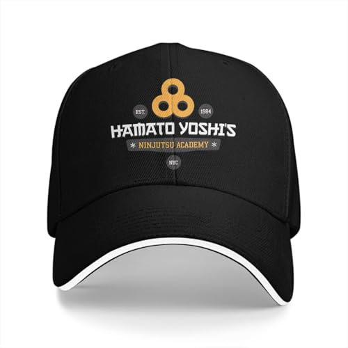 EIILHUED Hamato Yoshi's Ninjutsu Academy Baseballmütze Männer Hüte Frauen Visierschutz Snapback Ninja Ninjutsu Mützen