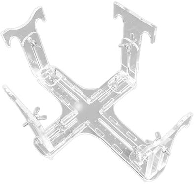 Harilla Socle de Présentation pour Maquette d'avion, Support Modulaire en Plastique Transparent, 25.5 Cm X 18.5 Cm